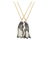 GUCCI GUCCI GHOST 18K & SILVER AMETHYST NECKLACE