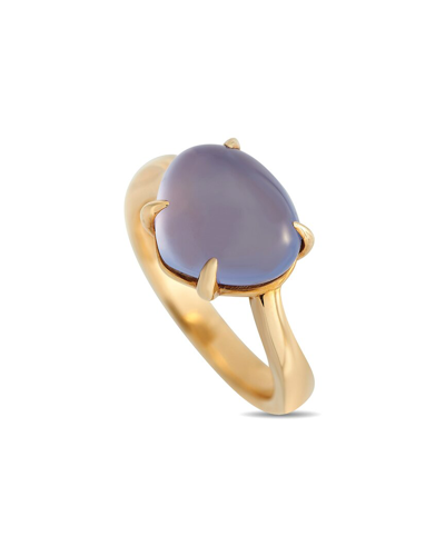 Bulgari 18k Amethyst Ring