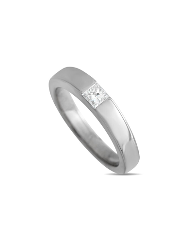 Cartier 18k 0.25 Ct. Tw. Diamond Ring In Silver