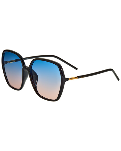 Bertha Women's Brsbr055c1 58mm Polarized Sunglasses In Black