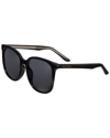 Breed Mens Black Square Sunglasses Bsg066c6