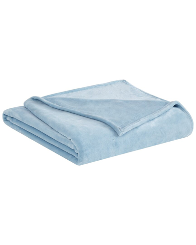 Truly Soft Velvet Plush Throw In Blue