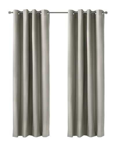 Thermaplus Alpine Blackout Grommet 52x95 Curtain Panel In Grey