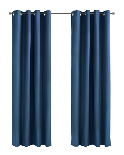 Thermaplus Alpine Blackout Grommet 52x108 Curtain Panel In Navy