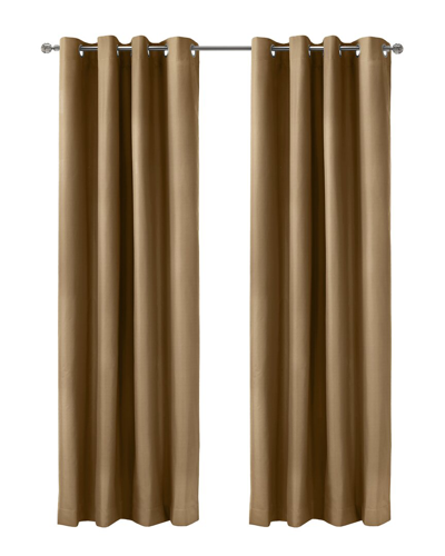 Thermaplus Alpine Blackout Grommet 52x108 Curtain Panel In Beige