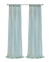 Habitat Paloma Sheer Dual Header 52x108 Curtain Panel In Green