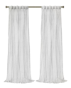 Habitat Paloma Sheer Dual Header 52x108 Curtain Panel In White
