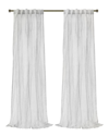 Habitat Paloma Sheer Dual Header 52x95 Curtain Panel In White