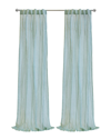 Habitat Paloma Sheer Dual Header 52x95 Curtain Panel In Green