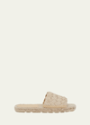 Bottega Veneta Beige Jack Slip On Espadrille In Neutral