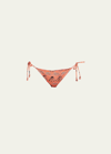 Ulla Johnson Brynn Side-tie Bikini Bottoms In Rosa