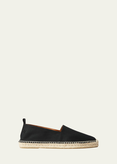 Polo Ralph Lauren Men's Bowsworth Linen Espadrilles In Black