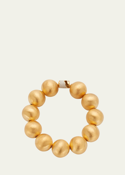 Lauren Rubinski 14k Gold Large Ball Bracelet In Yg