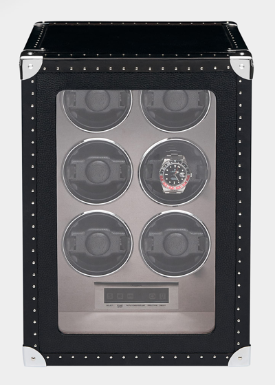 Rapport Romer Six-watch Winder In Black