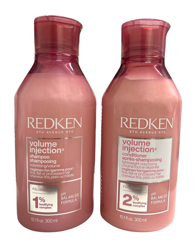 Redken Volume Injection Shampoo And Conditioner Duo In White