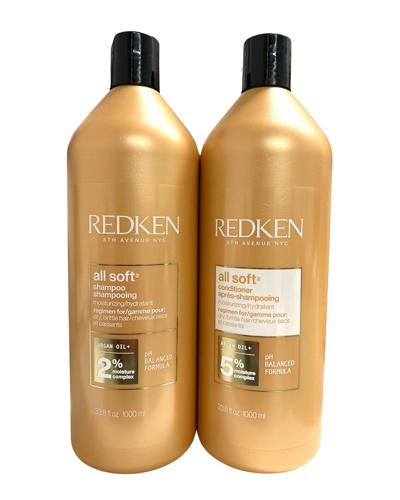 Redken All Soft Shampoo & Conditioner Duo In White