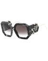 Philipp Plein Women's Spp067  54mm Sunglasses In Black