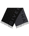 GIVENCHY GIVENCHY SPLIT WOOL SCARF