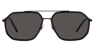 Dolce & Gabbana Eyewear Aviator Sunglasses In Black