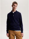 TOMMY HILFIGER RELAXED FIT MERINO WOOL POLO SWEATER