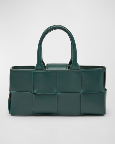 Bottega Veneta Mini East-west Arco Tote Bag In Emerald