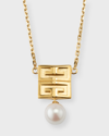 GIVENCHY 4G GOLDEN PEARLY DROP NECKLACE