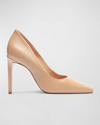 Schutz Lou Leather Stiletto Pumps In Beige