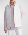 Lafayette 148 Recycled Poly Quilted Reversible Puffer Vest In White