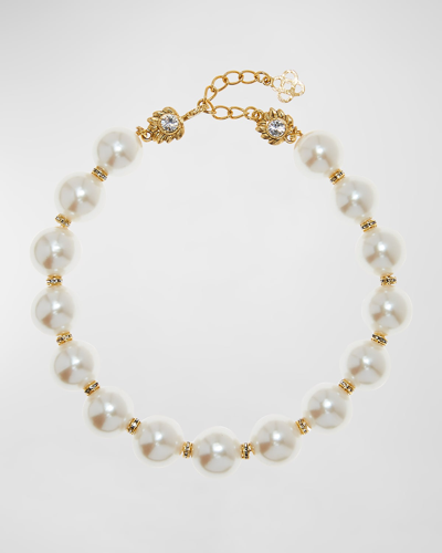 Oscar De La Renta Pearly Statement Necklace