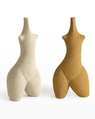 Global Views Goddess Sculpture In Brown