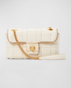 Kate Spade Women's Small Evelyn Quilted Leather Shoulder Bag In Ivory
