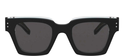 Dolce & Gabbana Eyewear Square Frame Sunglasses In Black
