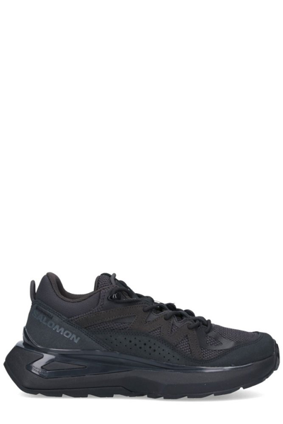 Salomon Odyssey Elmt Round Toe Sneakers In Black