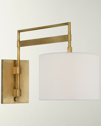 Visual Comfort Signature Gael Medium Articulating Wall Light By Ray Booth In Gold