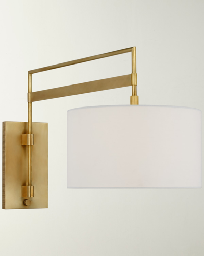 Visual Comfort Signature Gael Large Articulating Wall Light By Ray Booth In Gold