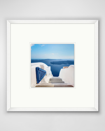 Wendover Art Group Greek Vacation 1 Art Print In Blue