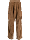 MONCLER RIBBED CARGO TROUSERS