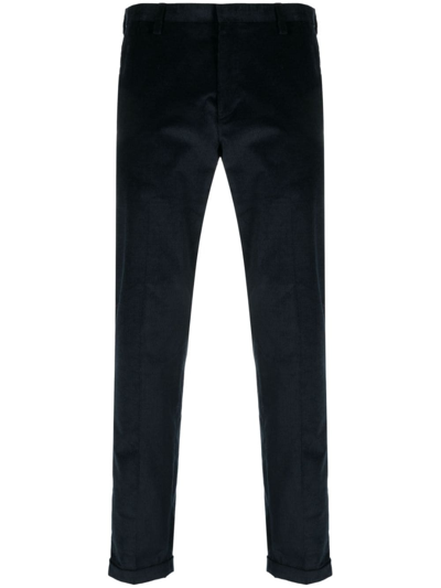 Paul Smith Cotton Trousers In Blue