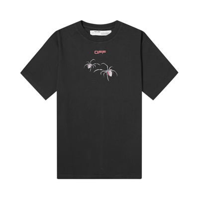 Pre-owned Off-white Arachno Arrow Short-sleeve T-shirt 'black/bordeau'