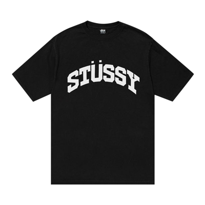 Pre-owned Stussy Block Sport Pigment Dyed Tee 'black'