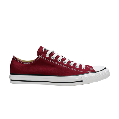 Pre-owned Converse Wmns Chuck Taylor All Star Ox 'maroon' In Red