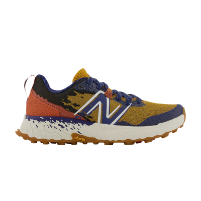 Pre-owned New Balance Wmns Fresh Foam X Hierro V7 Wide 'golden Hour' In Yellow