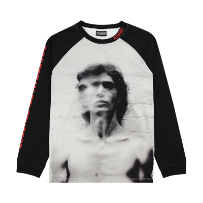 Pre-owned Pleasures Self Portrait Raglan Long-sleeve 'black'