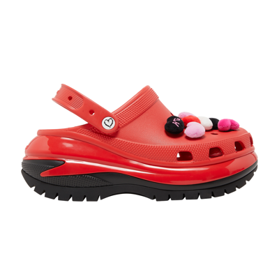 Pre-owned Crocs Karol G X Mega Crush Clog In Red