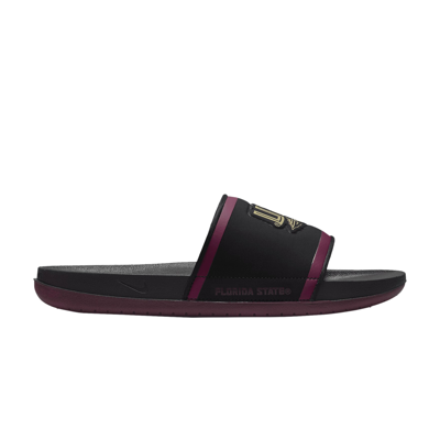 Pre-owned Nike Offcourt Slide 'florida State' In Black