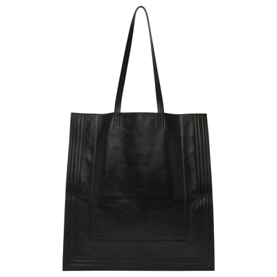 Pre-owned Y/project Leather Wire Tote 'black'