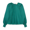 Ulla Johnson Aidy Blouse In Jadeite In Jadeite