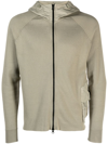 C.p. Company C.p.company Metropolis Series Double Mixed Zipped Hoodie In Green