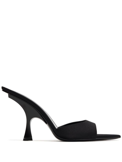 Attico Black Ester Heels