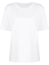 ALEXANDER WANG ESSENTIAL JERSEY SHORT SLEEVE TEE WITH PUFF LOGO AND BOUND NECK,4CC3221357 094